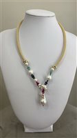 Collana Rajola Donna in Pietre dure Perla 54-501-2C